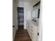 Bathroom featuring a large vanity with white cabinets and a shower and tub combination at 1111 Unionville Church Rd, Monroe, NC 28110