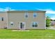 This home offers a generous backyard with a concrete patio, excellent for hosting Gathering and friends at 12217 Dearview Ln, Charlotte, NC 28269