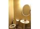 Small powder room featuring toilet and vanity at 12304 Sandringham Pl, Charlotte, NC 28262