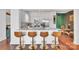 Modern kitchen with stainless steel appliances and breakfast bar at 1315 East Blvd # 410, Charlotte, NC 28203