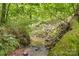 A serene creek with verdant surroundings enhances this property's natural beauty at 1318 Candlewood Dr, Gastonia, NC 28052