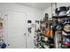 Functional pantry area with shelving for organized storage solutions at 1332 Waterlily Ln, Charlotte, NC 28262