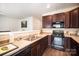 Well-equipped kitchen features ample cabinetry and stainless steel appliances at 13612 Singleleaf Ln, Charlotte, NC 28278