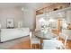 Open-concept living space with soaring ceilings and a view of the loft at 14822 Rocky Top Dr, Huntersville, NC 28078