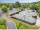 Community tennis courts providing an active lifestyle at 14822 Rocky Top Dr, Huntersville, NC 28078