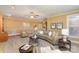 Spacious living room offers neutral decor, plush seating, and ample room for entertaining guests at 150 Northchase Dr, Concord, NC 28027