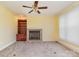 Inviting living room featuring a fireplace and built-in shelving at 150 Northchase Dr, Concord, NC 28027