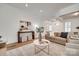 Cozy living room featuring stylish decor, neutral colors, and an inviting atmosphere at 15927 Vale Ridge Dr, Charlotte, NC 28278