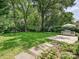 Expansive backyard featuring a patio with a grill and mature trees at 1915 Winthrop Ave, Charlotte, NC 28203