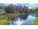 Scenic view of the pond reflecting the sky, creating a serene and peaceful setting at 197 Devon Forest Dr, Mooresville, NC 28115