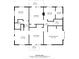Detailed floor plan showcasing the layout, dimensions, and room placements of the home at 207 Eden St, Davidson, NC 28036