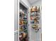 Well-organized pantry with wire shelving stocked with food items and beverage supplies at 20840 Sierra Vista Dr, Cornelius, NC 28031