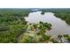 Prime waterfront location with a private dock on a scenic lake at 235 Pebble Point Rd, Salisbury, NC 28146