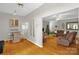 Cozy living space with a bar and views into the living room at 235 Pebble Point Rd, Salisbury, NC 28146