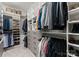 An organized walk-in closet with shelves, drawers, and hanging rods maximizes storage and provides easy access at 328 Whippoorwill Rd, Mooresville, NC 28117
