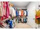 Well-organized walk-in closet with ample storage, shelves, and hanging space at 3707 Seagrave Farm Rd, Concord, NC 28025