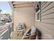 Private patio with outdoor seating, perfect for relaxing and enjoying the surroundings at 415 W 7Th St # F, Charlotte, NC 28202
