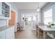 Bright kitchen with a connecting eating area and stainless steel appliances at 501 Pee Dee Ave, Albemarle, NC 28001