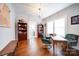 Home office featuring hardwood floors and natural lighting at 501 Pee Dee Ave, Albemarle, NC 28001
