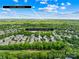 An aerial view of a townhome community located 6 minutes from Concord Mills at 6429 Terrace View Ct, Charlotte, NC 28269