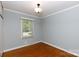 Bedroom featuring a window, hardwood floors and neutral walls at 723 Rabun Ln, Rock Hill, SC 29730