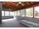 Cozy sunroom offering wood paneled ceiling, carpeted flooring, and array of bright windows at 9315 Pebble Creek Way, Charlotte, NC 28269