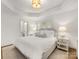 Bright, serene bedroom with tray ceilings, shuttered windows, and plush bedding for a relaxing retreat at 1300 Rutledge Ave, Charlotte, NC 28211