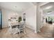 Elegant dining room with modern chandelier and stylish decor at 1918 Thoreau Way, York, SC 29745