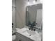Modern bathroom featuring a combination shower and tub with stylish vanity at 203 Blanche Ave, Belmont, NC 28012