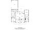 Detailed floor plan of the home highlighting room dimensions and layout at 230 Shag Bark Ln, Salisbury, NC 28146