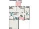 A detailed floor plan including bedrooms, bathrooms, living areas, garage and more at 2339 Wednesbury Ct, Kannapolis, NC 28083