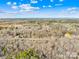 Expansive aerial view of the property's neighborhood and surrounding landscape of lush greenery and trees at 242 Delview Dr, Cherryville, NC 28021