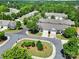 Aerial view showcasing the community layout with well-manicured lawns and convenient street access at 28129 Song Sparrow Ln, Fort Mill, SC 29707