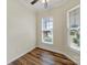 Bedroom featuring wood floors and bright windows bringing in natural light at 28129 Song Sparrow Ln, Fort Mill, SC 29707