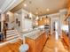 Gourmet kitchen boasts granite countertops, wood cabinets, and modern appliances at 3044 Luke Crossing Dr, Charlotte, NC 28226