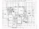 Upstairs floor plan detailing bedrooms, bathrooms, attic access and stairs to unfinished storage at 306 Sugar Maple Ln, Matthews, NC 28104