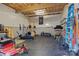 Finished basement area featuring workout equipment and ample space for exercise and fitness activities at 400 Maymont Dr, Cramerton, NC 28032