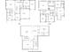 Detailed floor plan showcasing multiple bedrooms, living spaces, kitchen, garage, and bonus room layout on three levels at 4006 Tremont Dr, Indian Trail, NC 28079