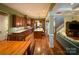 Open-concept kitchen featuring granite countertops, stainless appliances, and ample cabinet space at 4006 Tremont Dr, Indian Trail, NC 28079