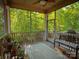 Relaxing screened porch with wooded views and comfortable seating at 4006 Tremont Dr, Indian Trail, NC 28079