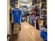 Well-organized walk-in closet with ample storage space for clothes and accessories at 4006 Tremont Dr, Indian Trail, NC 28079
