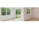 Living space with a sliding glass door and windows with view of trees at 4619 Harris Elliot Rd, Lincolnton, NC 28092
