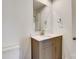 Clean bathroom with modern vanity, sink, and fixtures at 5108 Tedorill Ln, Charlotte, NC 28226