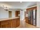 Modern kitchen features stainless steel appliances, countertops and wood cabinets at 5108 Tedorill Ln, Charlotte, NC 28226