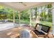 Relaxing screened porch with comfortable furniture and open view of the backyard at 5162 Lincrest Pl, Charlotte, NC 28211