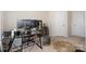 Bright office space with modern desk setup with monitors and natural decor at 6011 Chelsea Oaks Rdg, Tega Cay, SC 29708