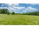 Scenic land with a lush green field, scattered trees, and a cloudy blue sky above, creating a serene natural setting at 9161 Paul Payne Store Rd, Stony Point, NC 28678