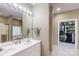 Bathroom featuring double sinks, modern fixtures and large vanity at 1061 Nw 14Th Avenue Nw Dr, Hickory, NC 28601