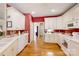Bright kitchen with white cabinets, countertops, and stainless steel appliances at 1061 Nw 14Th Avenue Nw Dr, Hickory, NC 28601
