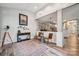 Hallway with console table and decor next to opening to kitchen at 108 N Arcadian Way, Mooresville, NC 28117